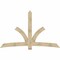 Ekena Millwork Davenport Rough Sawn Timber Gable Bracket, Douglas Fir, 96"W x 60"H x 4"D x 6"F, 15/12 Pitch GBW096X60X0406DAV00RDF - alternate 1